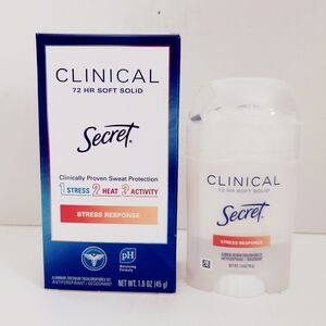 🐢2/$15 Secret Clinical Strength Invisible Solid Deodorant Stick Stress Response